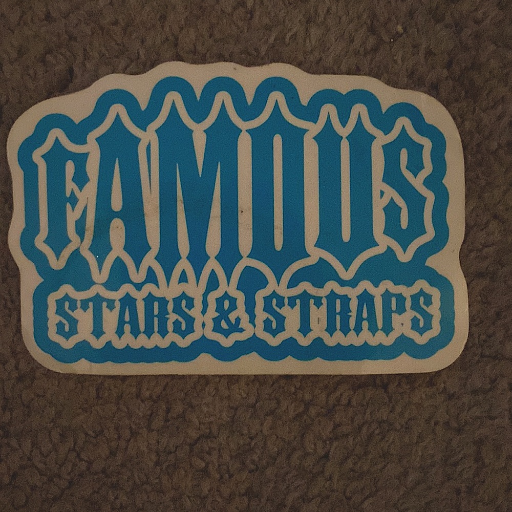 Famous Stars & Straps Sticker